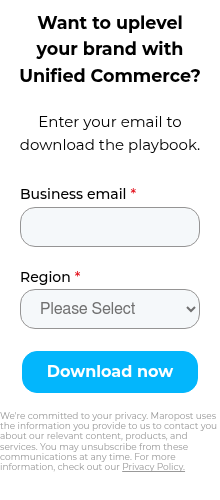 We're committed to your privacy. Maropost uses the information you provide to us to contact you about our relevant content, products, and services. You may unsubscribe from these communications at any time. For more information, check out our&nbsp;Privacy Policy.